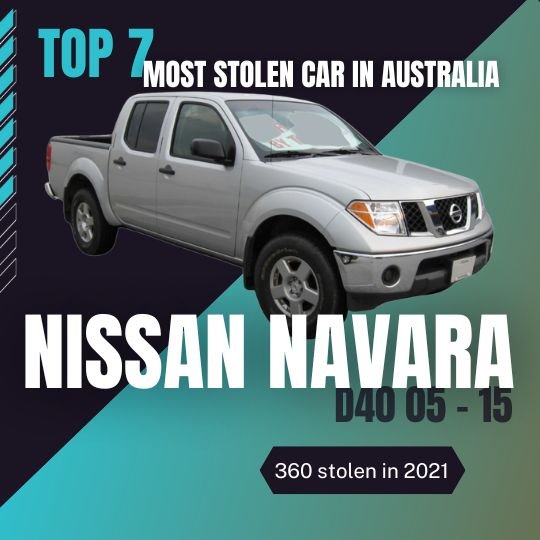 Top 7 Most Stolen Car in Australia 2022: Nissan Navara D40 05 - 15