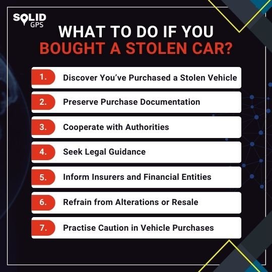 What to do if you bought a stolen car