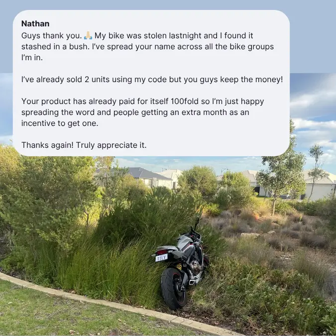 Motorcycle Recovery Story with Solid GPS