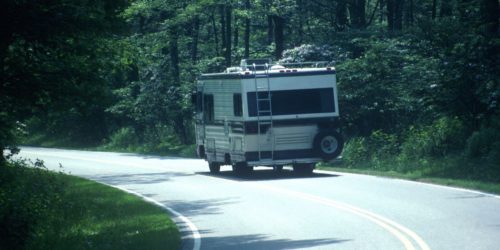 RV on the road